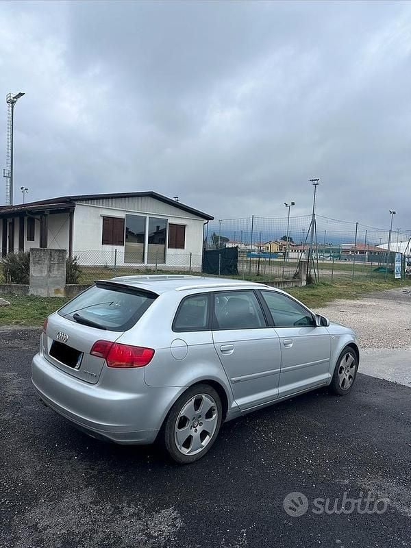 Usata Audi A3 S-Line 140 CV (102 kW) 2008 Grigio Utilitaria