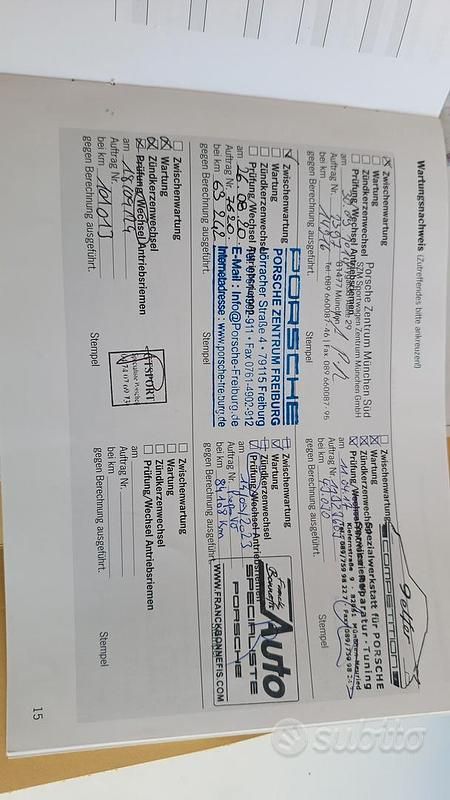 Usata Porsche Boxster 265 CV (194 kW) 2013 Blu Cabrio