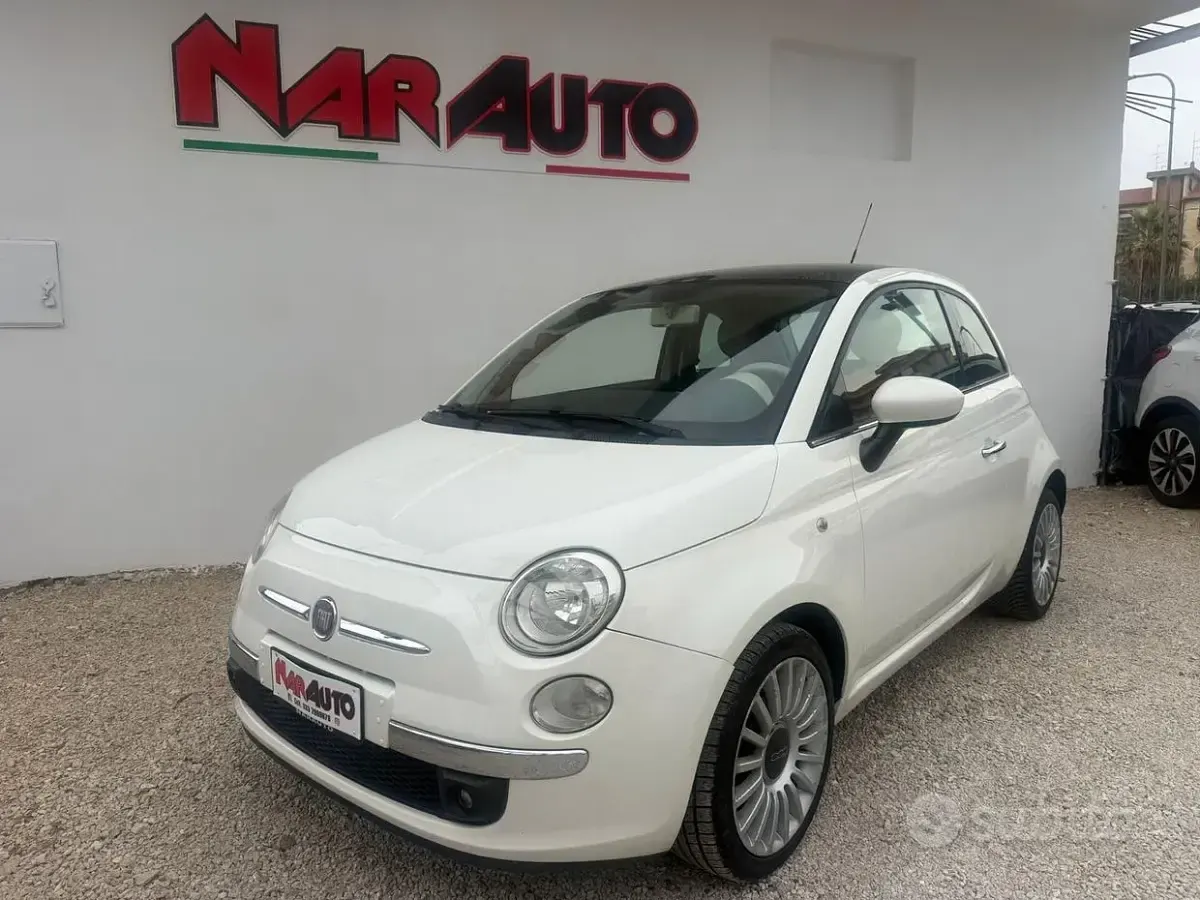 Usata Fiat 500 Lounge 69 CV (50 kW) 2008 Bianco Berlina