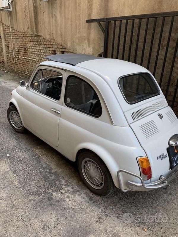 Usata Fiat 500 1970 Bianco Utilitaria