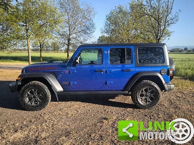 Usata Jeep Wrangler Unlimited Rubicon 200 CV (147 kW) 2020 Blu SUV