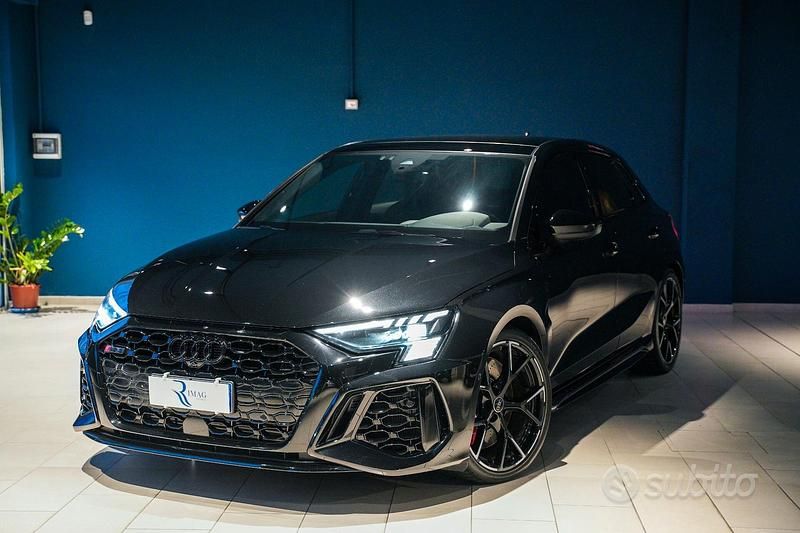 Usata Audi RS3 Premium 400 CV (294 kW) 2023 Nero Berlina