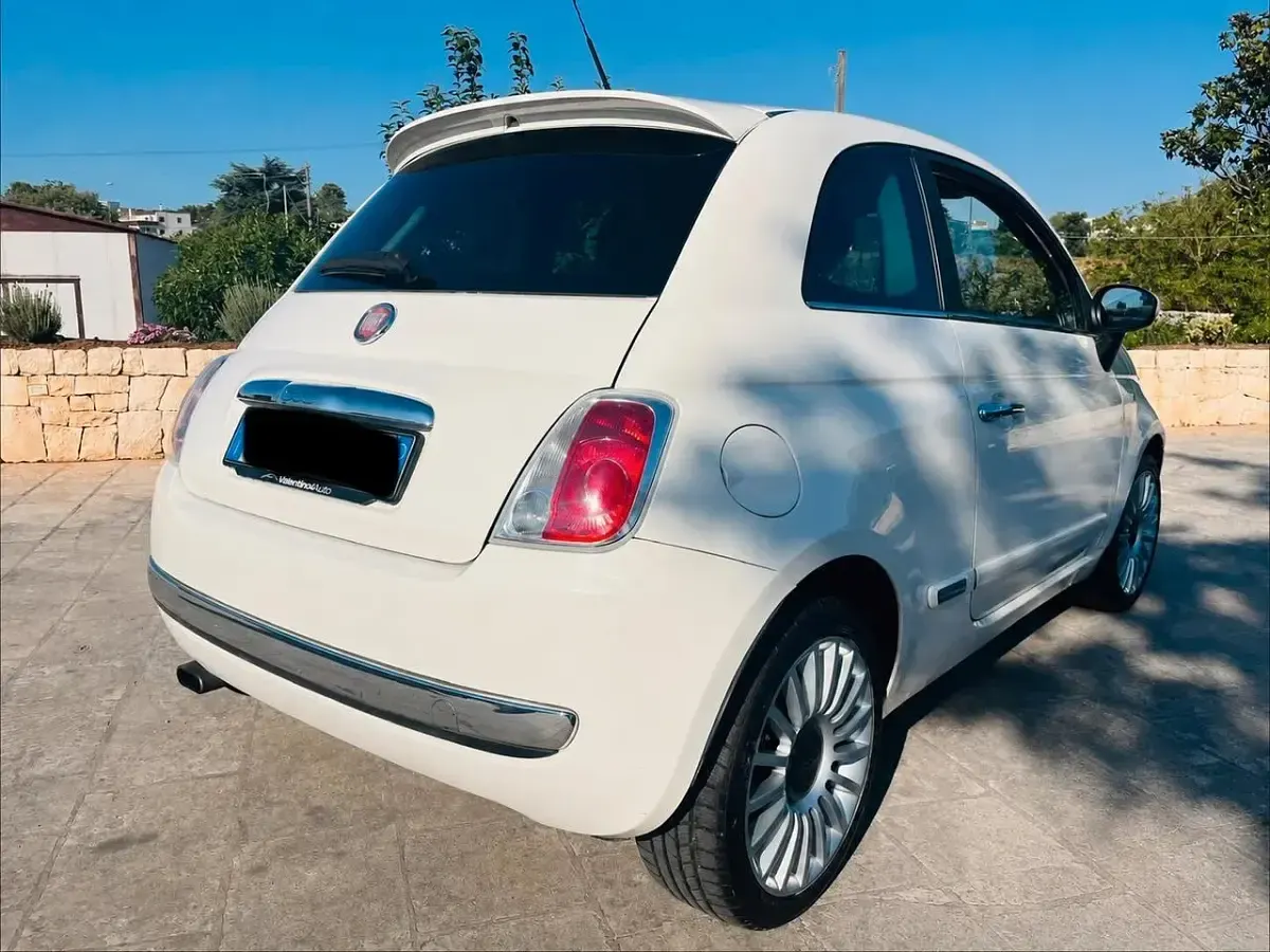 Usata Fiat 500 75 CV (55 kW) 2008 Bianco Berlina