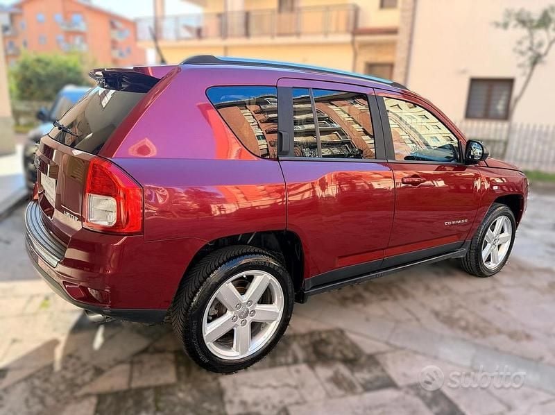 Usata Jeep Compass 163 CV (119 kW) 2013 Rosso SUV