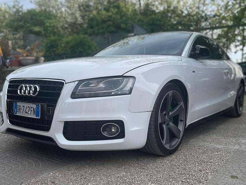 Usata Audi A5 S-Line 239 CV (175 kW) 2009 Bianco Coupé