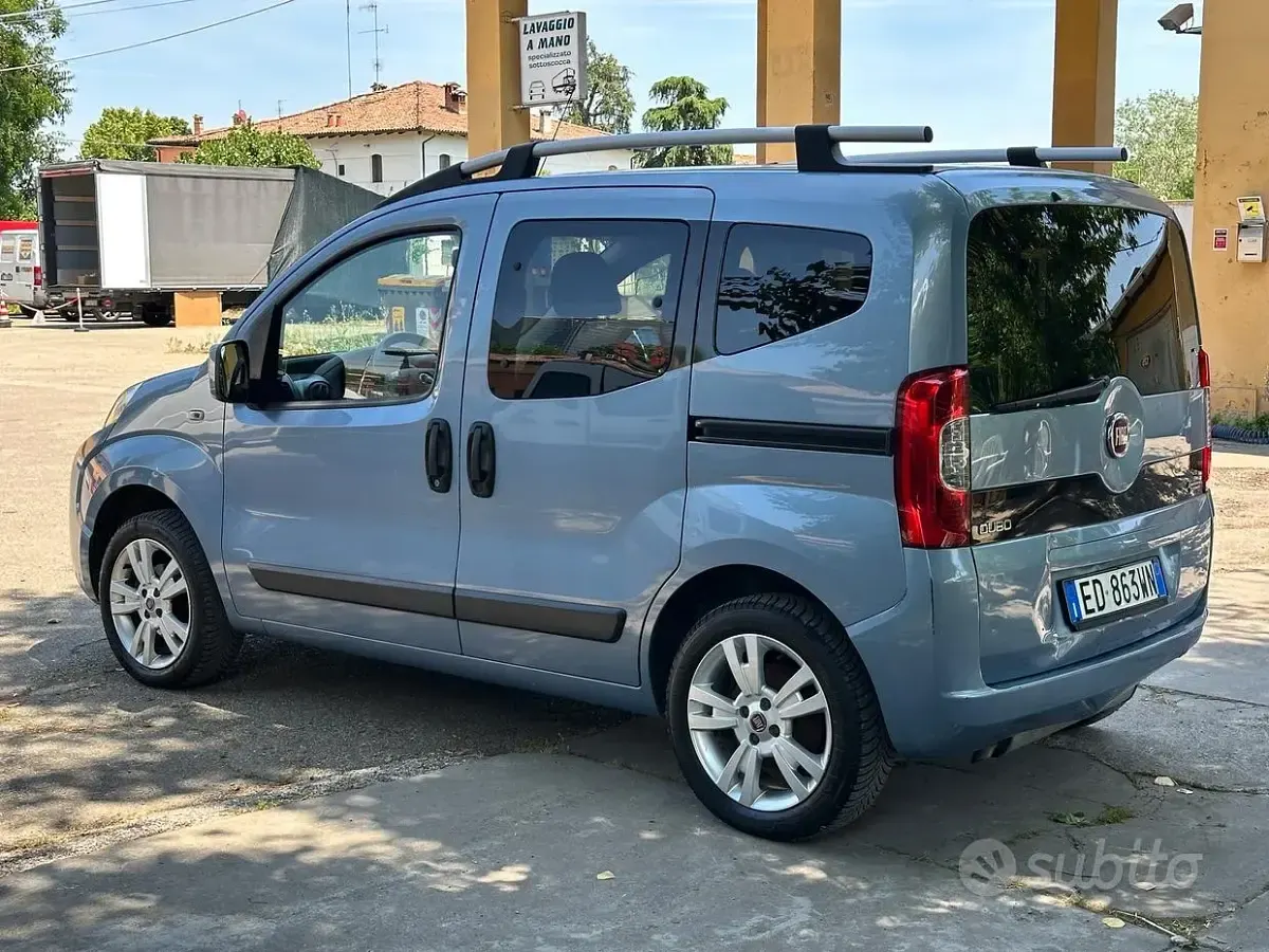 Usata Fiat Qubo Dynamic 70 CV (51 kW) 2010 Blu Monovolume