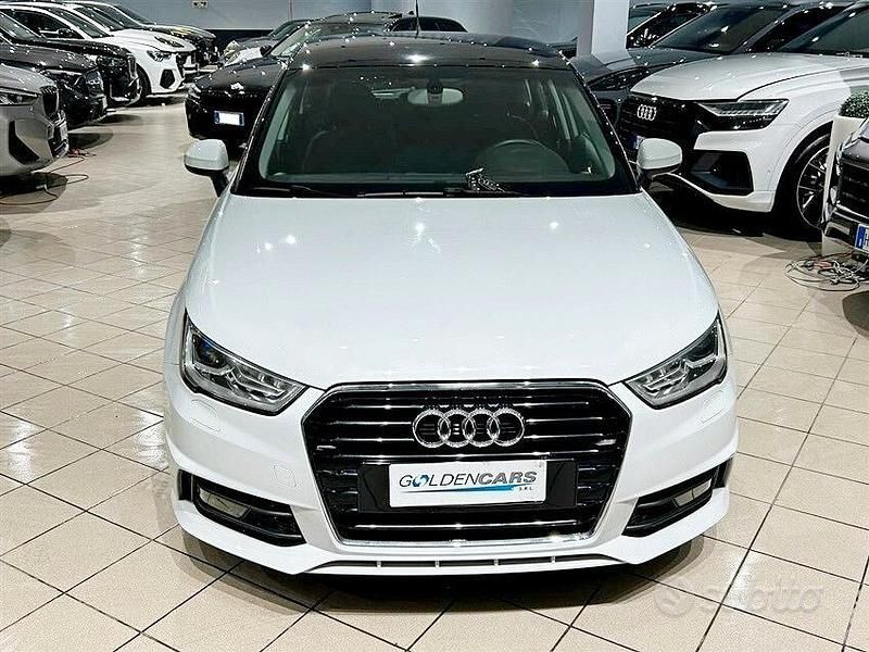 Usata Audi A1 Attraction 90 CV (66 kW) 2017 Bianco Utilitaria