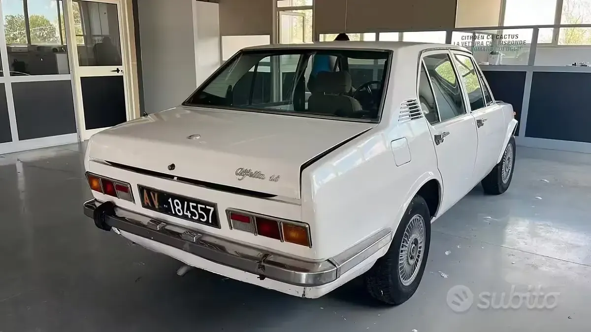 Usata Alfa Romeo Alfetta 109 CV (80 kW) 1970 Bianco Berlina