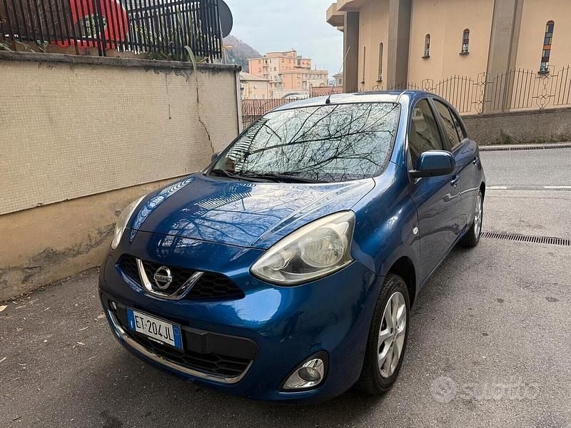Usata Nissan Micra Acenta 80 CV (58 kW) 2013 Blu Utilitaria
