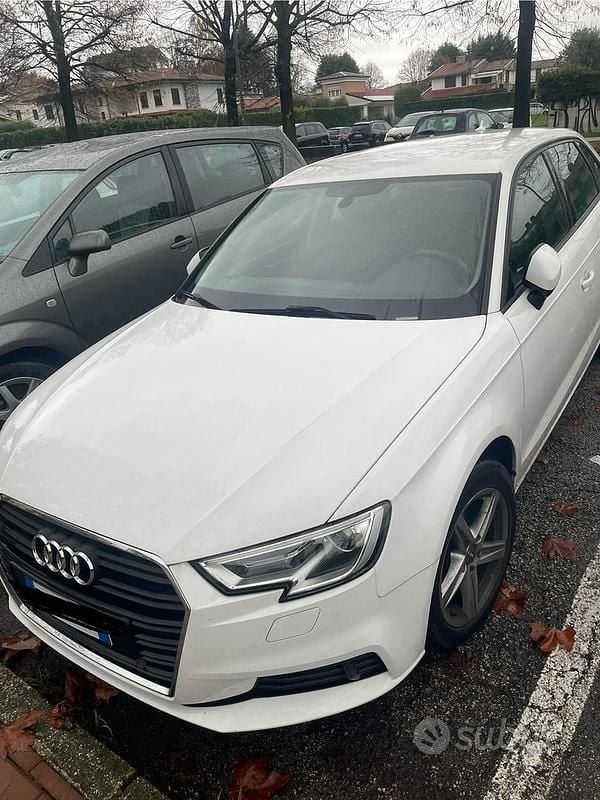 Usata Audi A3 Business 150 CV (110 kW) 2018 Bianco Berlina