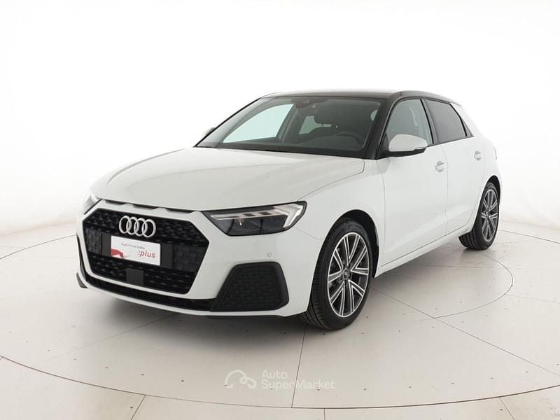 Usata Audi A1 Sportback Business 110 CV (80 kW) 2023 Bianco ghiacciaio metallizzato nero mito Utilitaria