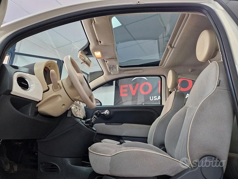 Usata Fiat 500 Lounge 69 CV (50 kW) 2009 Bianco Cabrio