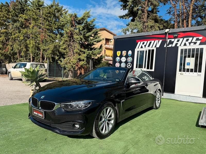 Usata BMW 420 190 CV (139 kW) 2019 Nero Cabrio