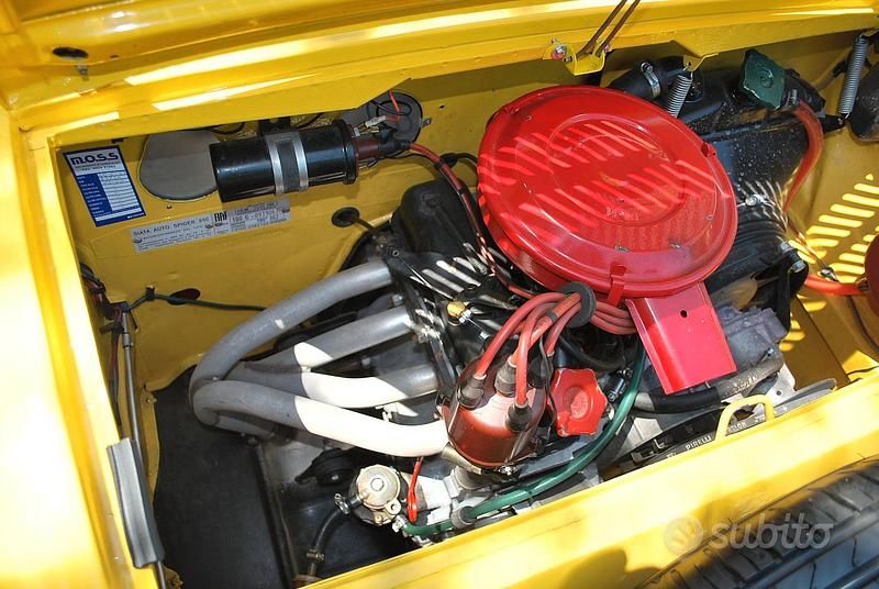 Usata Fiat 850 1960 Giallo Cabrio