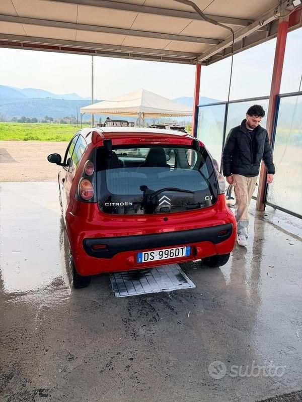 Usata Citroën C1 68 CV (50 kW) 2008 Rosso Utilitaria