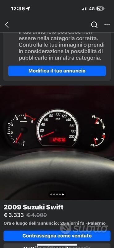 Usata 2009 Suzuki Swift Due volumi | 3500 € (Buon prezzo) - Immagine 1/4