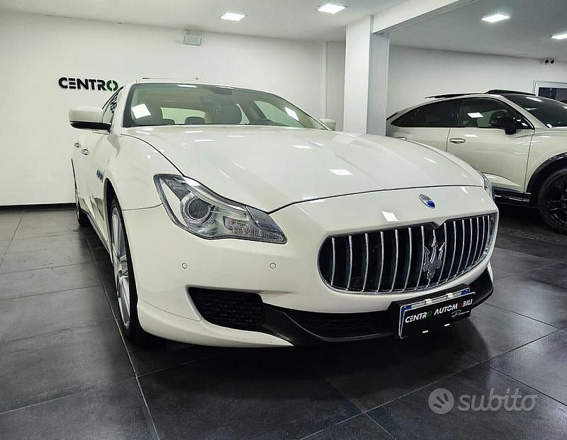 Usata Maserati Quattroporte GranLusso 250 CV (183 kW) 2015 Bianco Berlina