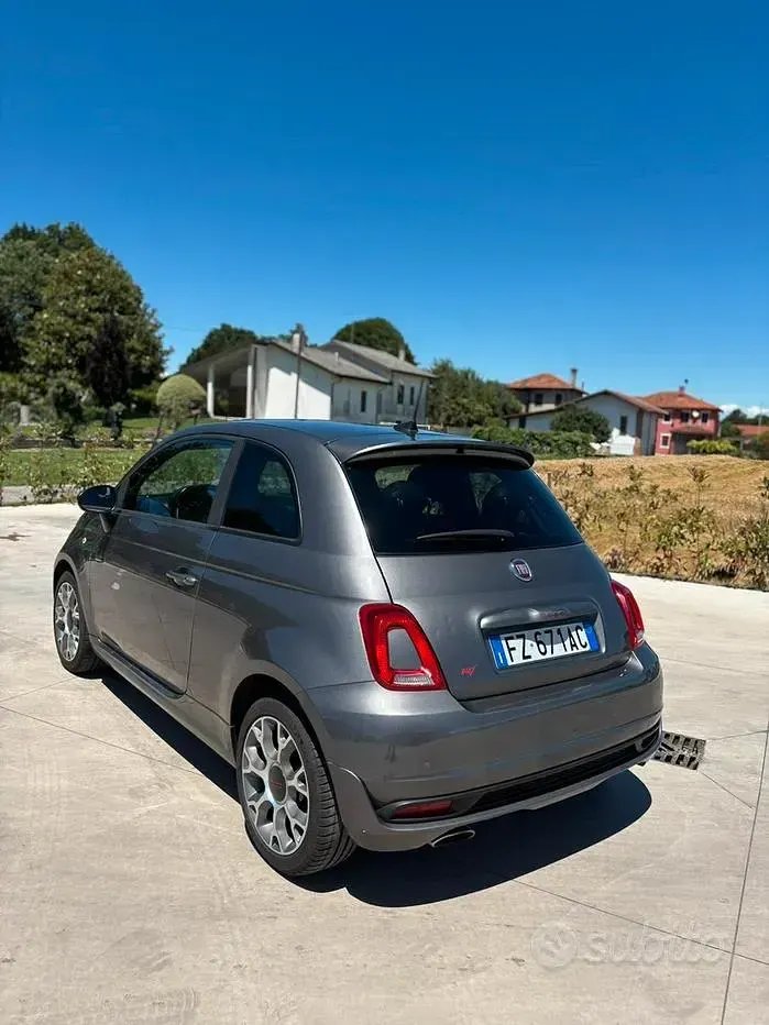 Usata Fiat 500 Sport 69 CV (50 kW) 2019 Grigio Utilitaria