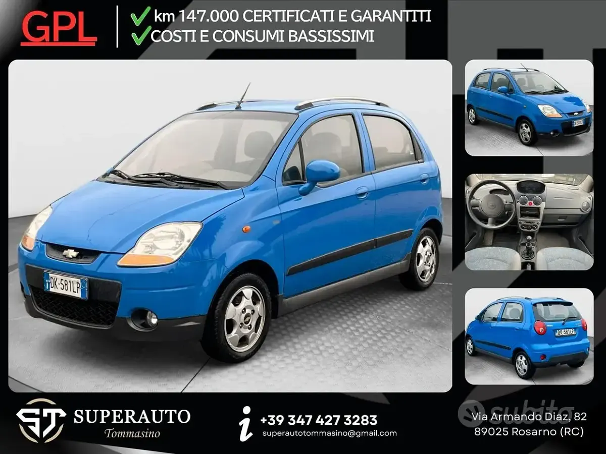 Usata Chevrolet Matiz SE 52 CV (38 kW) 2007 Utilitaria
