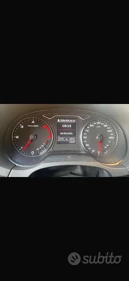 Usata Audi A3 105 CV (77 kW) 2014 Nero Berlina