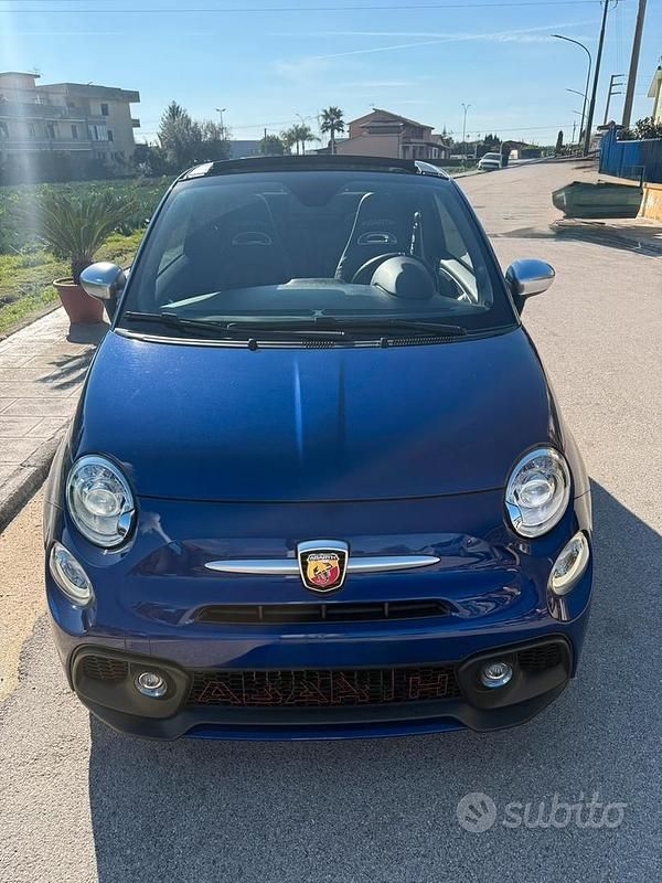 Usata Abarth 595 Turismo 165 CV (121 kW) 2016 Blu Cabrio