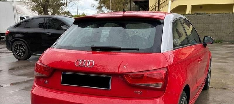 Usata Audi A1 Ambition 105 CV (77 kW) 2011 Rosso Utilitaria