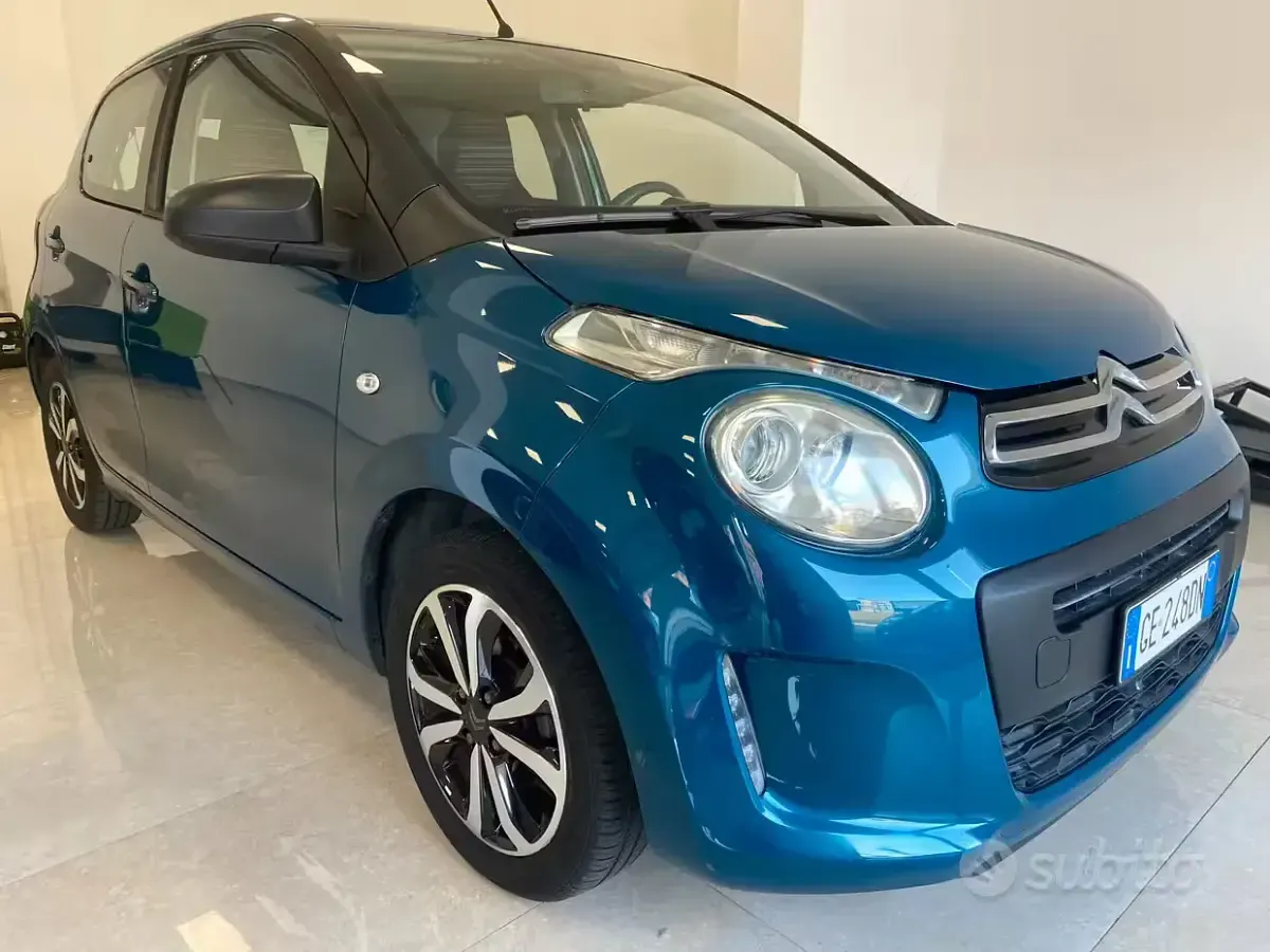 Usata Citroën C1 Shine 72 CV (52 kW) 2021 Blu Utilitaria