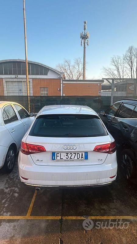 Usata Audi A3 116 CV (85 kW) 2017 Bianco Berlina
