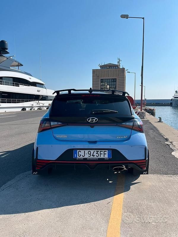 Usata Hyundai i20 N Performance 204 CV (150 kW) 2022 Blu Utilitaria
