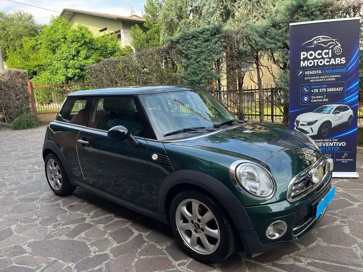 Usata Mini Cooper D 109 CV (80 kW) 2008 Verde Utilitaria