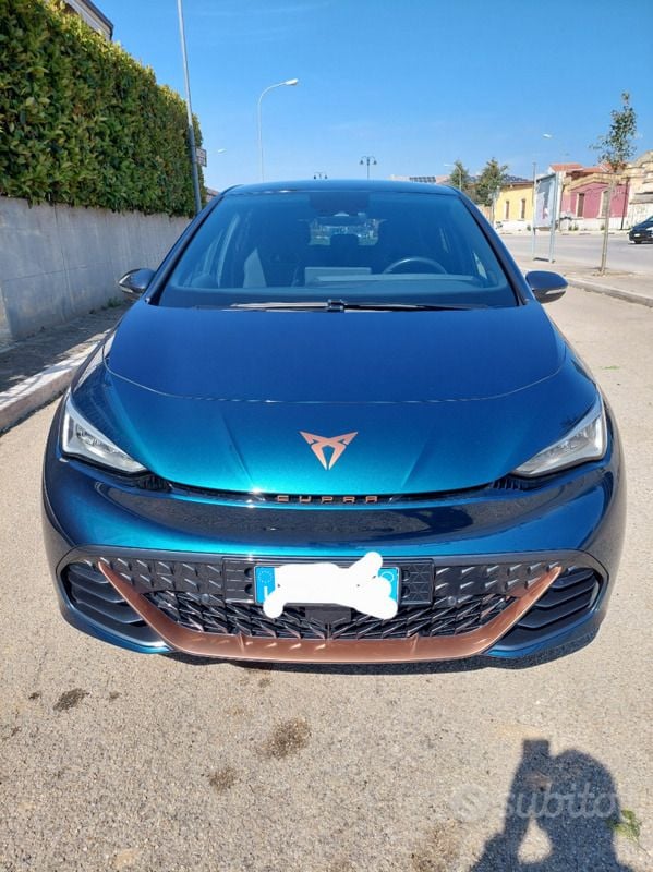Usata Cupra Born 69 kW (95 CV) 2021 Blu Utilitaria