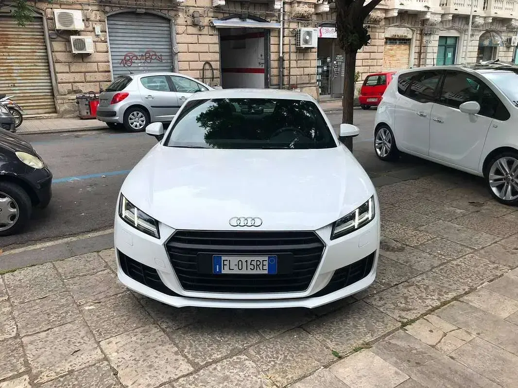 Usata Audi TT S-Line 184 CV (135 kW) 2018 Bianco Coupé