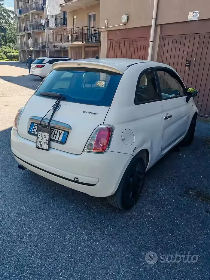 Usata Fiat 500 85 CV (62 kW) 2011 Bianco Berlina