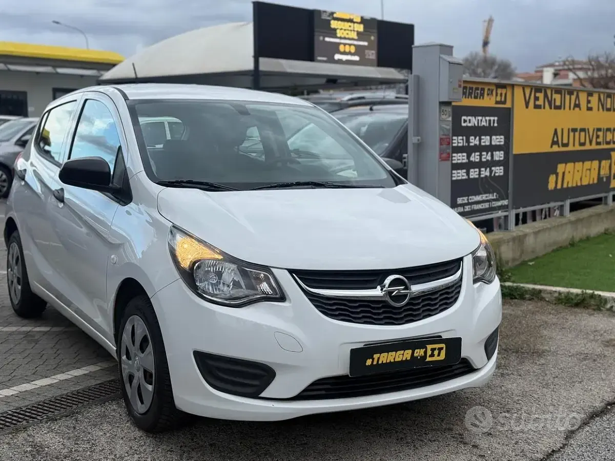 Usata Opel Karl Edition 75 CV (55 kW) 2016 Bianco Utilitaria