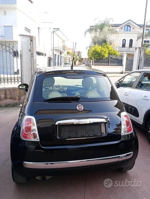 Usata Fiat 500 74 CV (54 kW) 2009 Nero Cabrio
