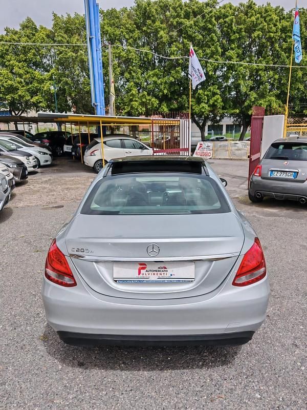 Usata Mercedes C200 Business 160 CV (117 kW) 2019 Argento Berlina