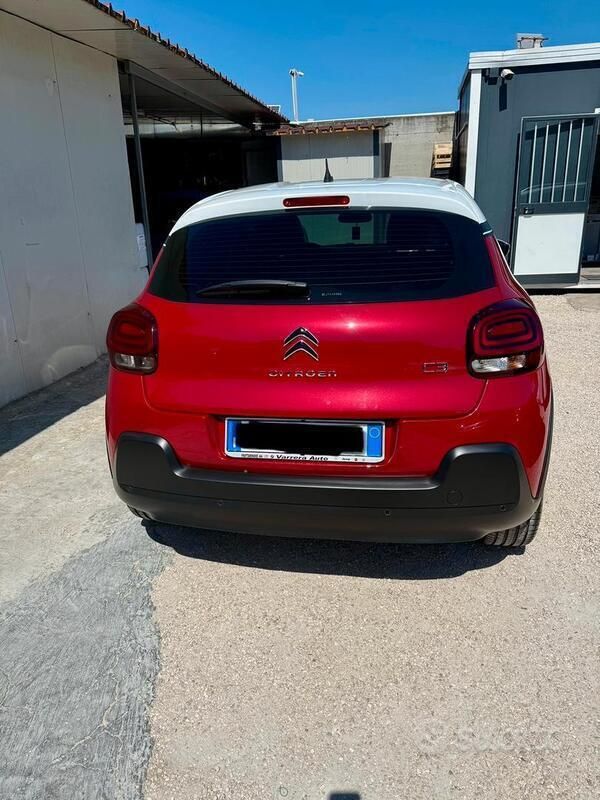 Usata Citroën C3 100 CV (73 kW) 2019 Rosso Utilitaria