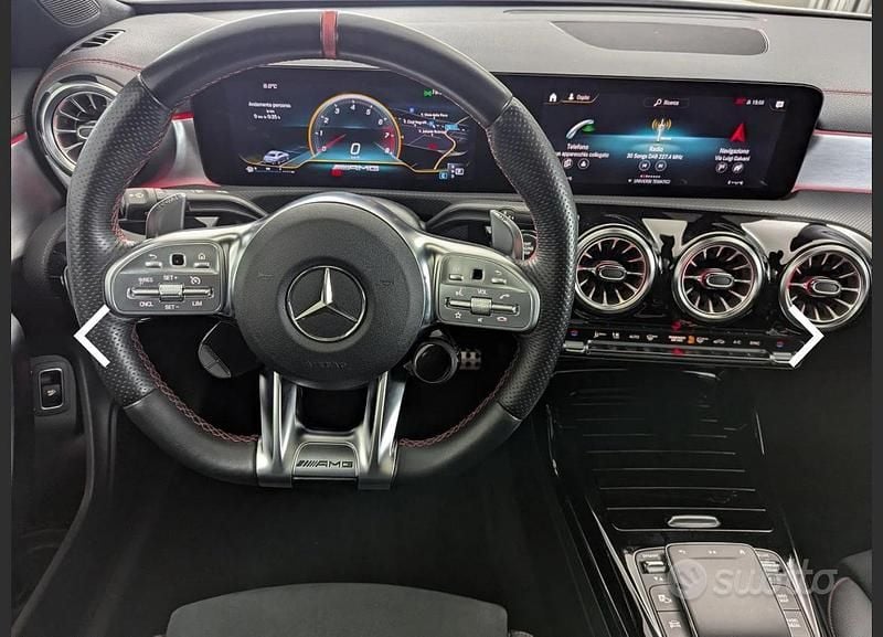 Usata Mercedes CLA35 AMG AMG 306 CV (225 kW) 2022 Bianco Coupé