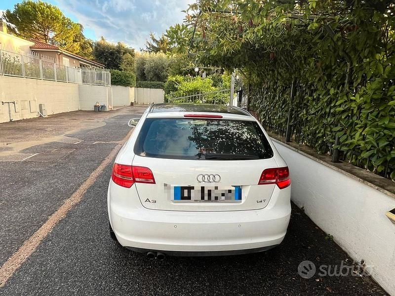 Usata Audi A3 S-Line 125 CV (91 kW) 2010 Bianco Utilitaria