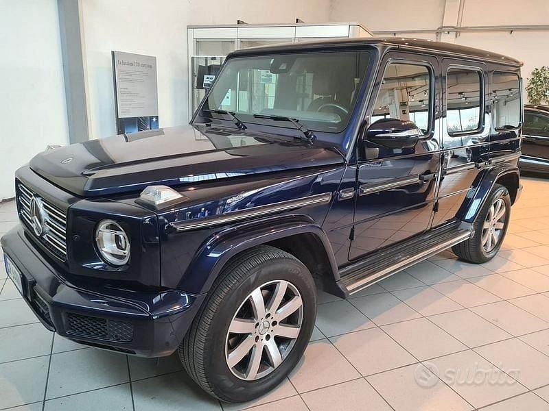 Usata Mercedes G400 Exclusive 330 CV (242 kW) 2023 Blu canvasite SUV