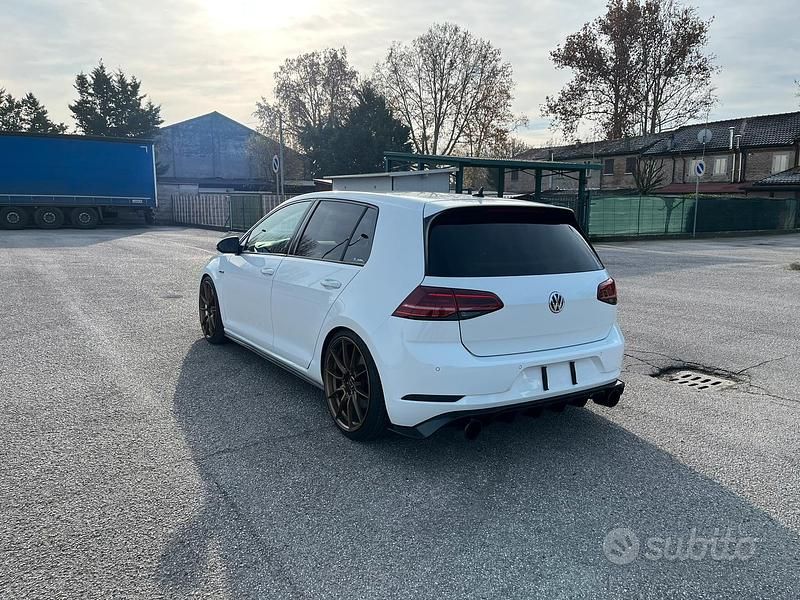 Usata VW Golf VII GTI 245 CV (180 kW) 2018 Bianco Berlina
