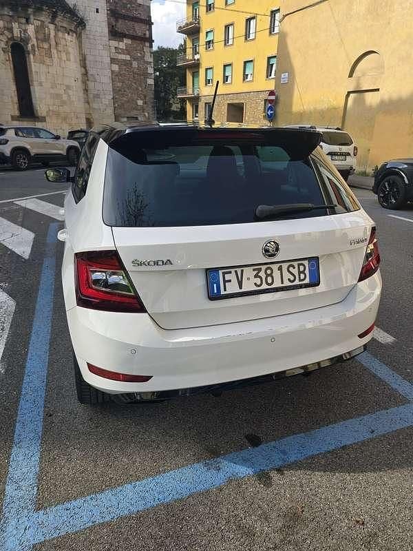 Usata Skoda Fabia Monte Carlo 110 CV (80 kW) 2019 Bianco Berlina