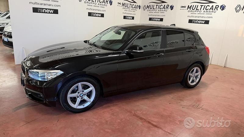 Usata BMW 116 Sport Line 116 CV (85 kW) 2017 Nero Utilitaria