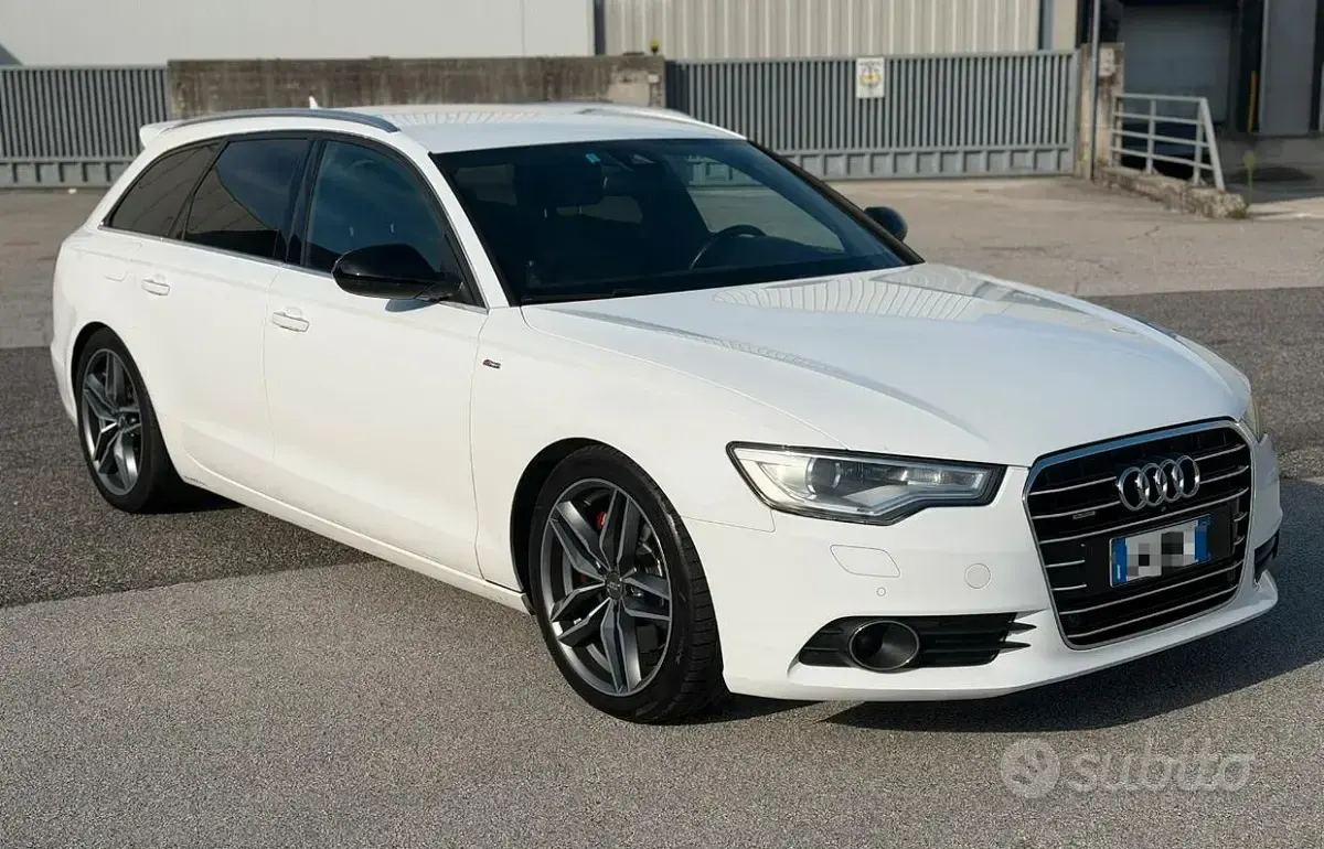 Usata Audi A6 245 CV (180 kW) 2012 Bianco Station wagon