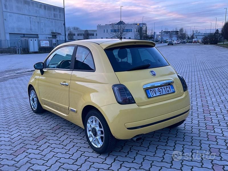 Usata Fiat 500 Sport 69 CV (50 kW) 2009 Giallo Cabrio