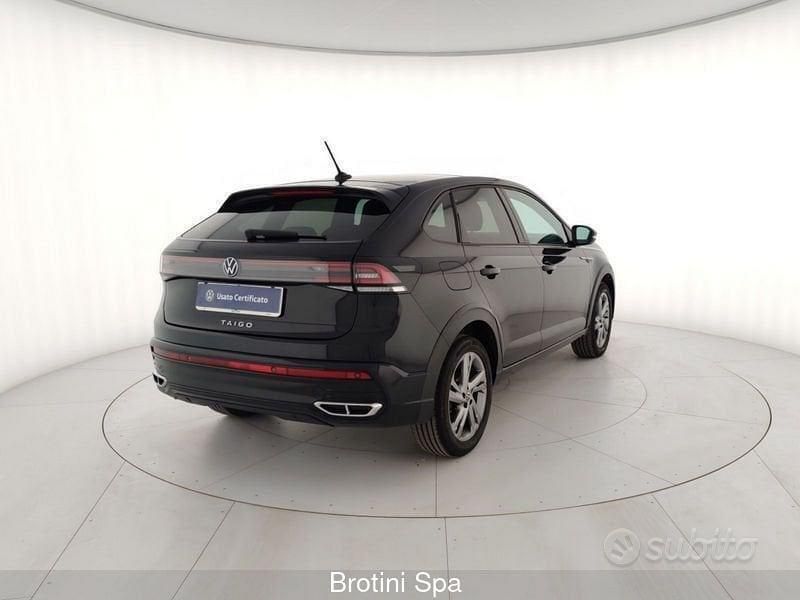 Usata VW Taigo R-line 110 CV (80 kW) 2022 Nero SUV