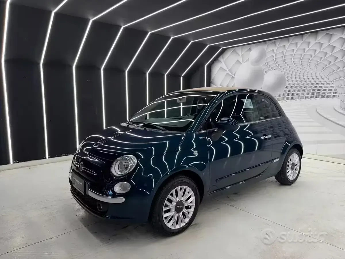 Usata Fiat 500 Sport 69 CV (50 kW) 2014 Bluazzurro Cabrio