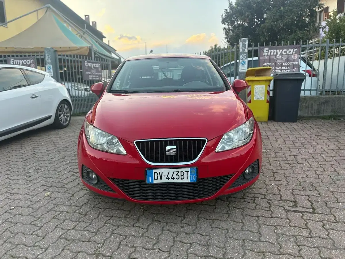 Brugt Seat Ibiza 69 HK (50 kW) 2010 Rød Sedan