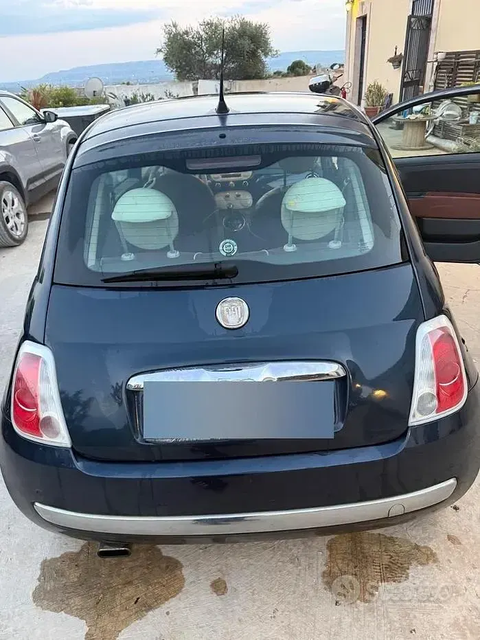 Usata Fiat 500 100 CV (73 kW) 2009 Blu Cabrio