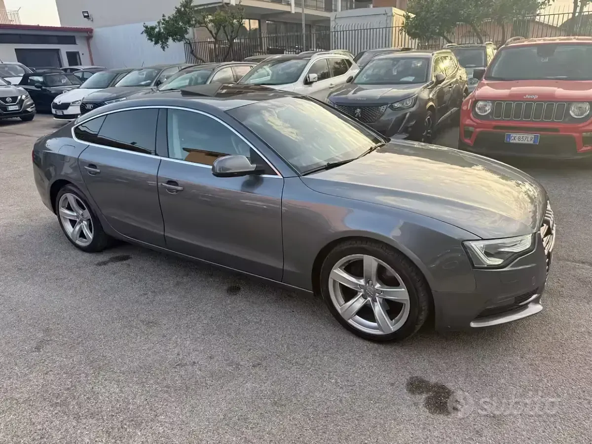 Usata Audi A5 Advanced Plus 190 CV (139 kW) 2015 Grigio Coupé